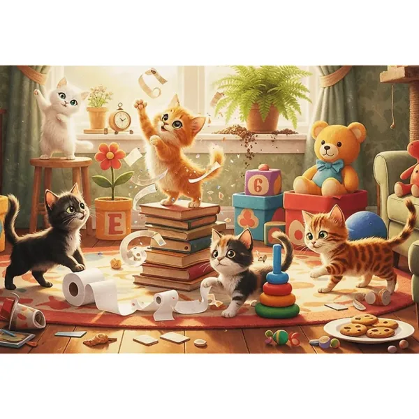 Kocie psoty 160-elementowe puzzle - Trefl zdjęcie 2
