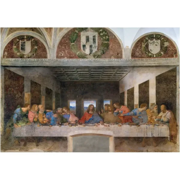 Kolekcja Muzealna: Leonardo da Vinci - Ostatnia Wieczerza 1000-elementowe puzzle - Clementoni zdjęcie 2