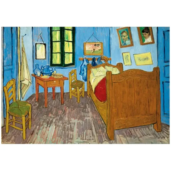 Kolekcja Muzeum: Van Gogh - Pokój Van Gogha w Arles - puzzle 1000 elementów z plakatem - Clementoni zdjęcie 2