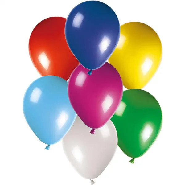 Kolorowe balony lateksowe na przyjęcie – zestaw 100 sztuk zdjęcie 1