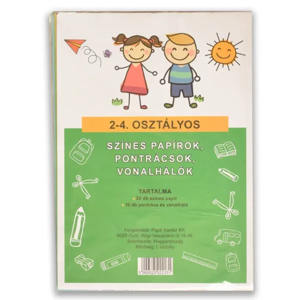 Kolorowe papiery, kratki punktowe i siatki liniowe dla klas 2-4 zdjęcie 1