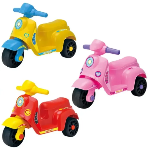 Kolorowy jeździk dziecięcy w różnych kolorach 45,5x22x20,5 cm zdjęcie 1