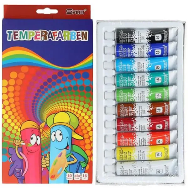 Kolorowy zestaw temper 10x16ml zdjęcie 1