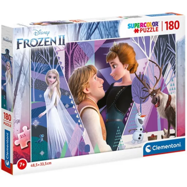 Kraina Lodu 2 Miłość Supercolor puzzle 180 elementów - Clementoni zdjęcie 1