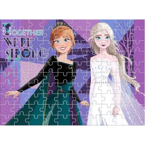 Kraina Lodu 2 kolorowanka 2 w 1 puzzle 100 elementów zdjęcie 2