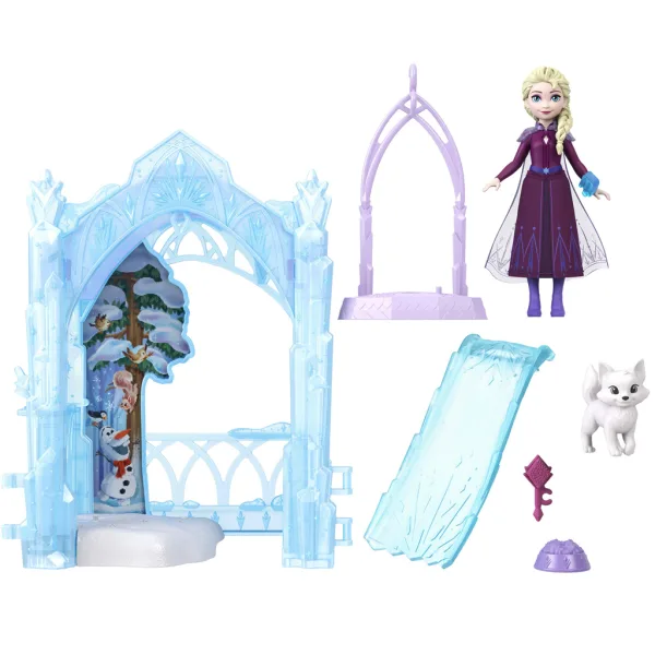 Kraina Lodu mini zestaw do zabawy Lodowa Chatka - Mattel zdjęcie 2