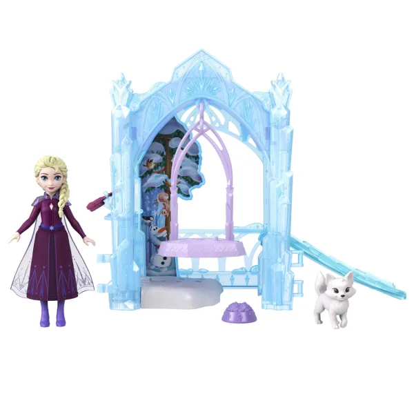 Kraina Lodu mini zestaw do zabawy Lodowa Chatka - Mattel zdjęcie 3