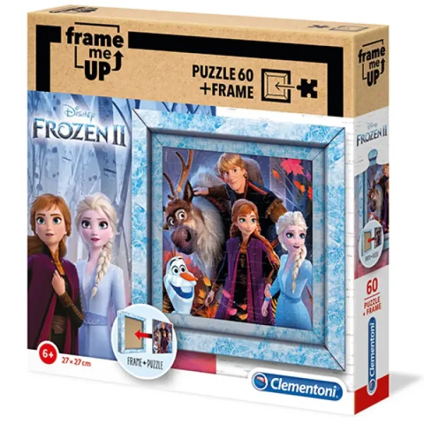 Kraina lodu 2 puzzle 60 elementów z ramką - Clementoni zdjęcie 2