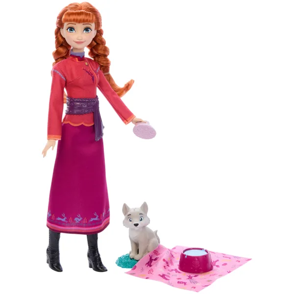 Kraina lodu: Zestaw figurek do zabawy – Anna i mały lis polarny – Mattel zdjęcie 2