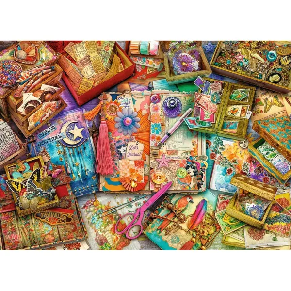 Kreatywny stolik 100-elementowe puzzle Premium Plus Quality - Trefl zdjęcie 2