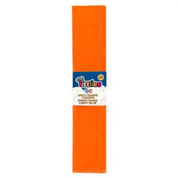 Krepa papierowa w kolorze pomarańczowym 50 x 200 cm zdjęcie 1