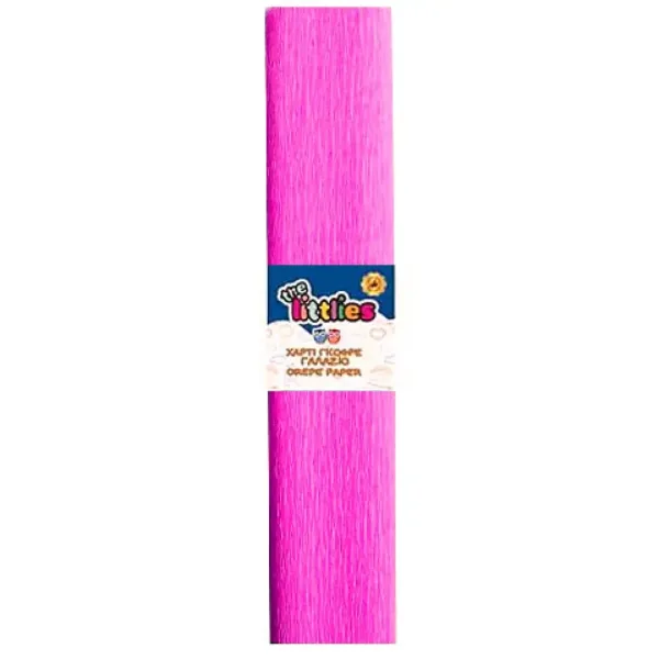 Krepowy papier w kolorze różowym 50x200 cm zdjęcie 1