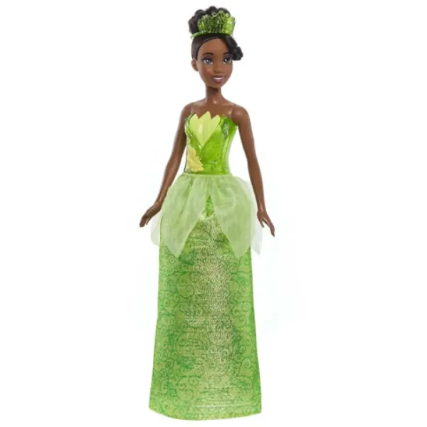 Księżniczki Disneya: Lśniąca lalka księżniczka Tiana - Mattel zdjęcie 2