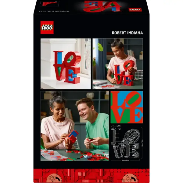 LEGO® ART: dekoracyjny napis LOVE (31214) zdjęcie 5