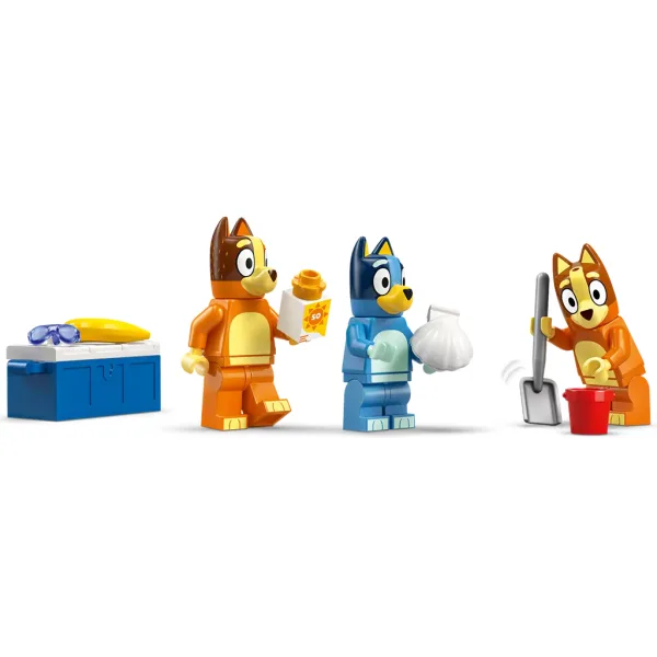 LEGO® Bluey™: Bluey i jej rodzina wybierają się na plażę (11202L) zdjęcie 3