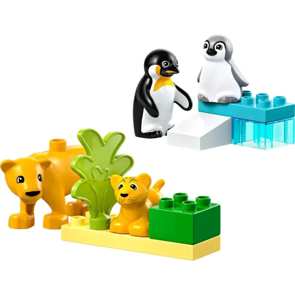 LEGO® DUPLO®: Rodziny zwierząt na wolności: Pingwiny i lwy (10442) zdjęcie 5