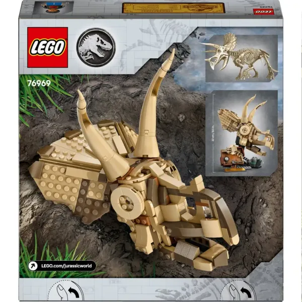 LEGO® Jurassic World: Skamieniałości dinozaurów - Czaszka triceratopsa (76959) zdjęcie 5