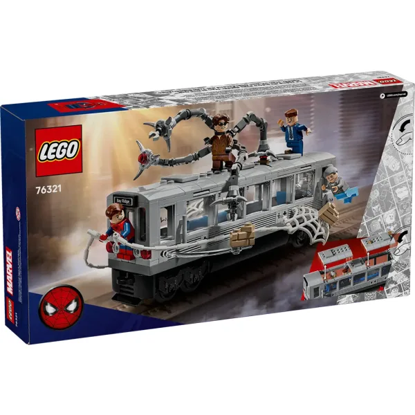 LEGO® Marvel: Pojedynek Spider-Mana i Doktora Ocka w wagonie metra (76321) zdjęcie 6