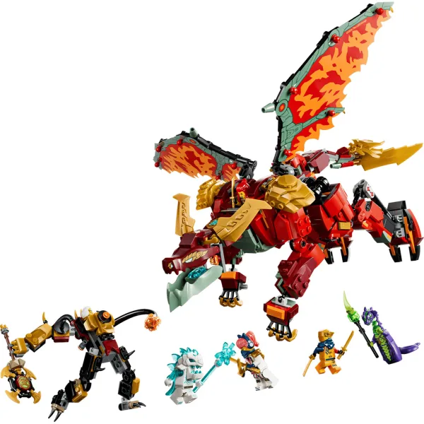 LEGO® Ninjago: Transformujący się smok-robot Wyldfyre (71868) zdjęcie 2