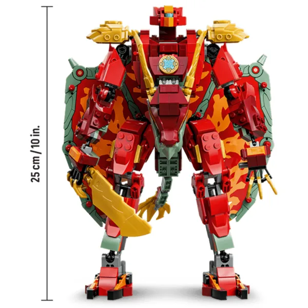 LEGO® Ninjago: Transformujący się smok-robot Wyldfyre (71868) zdjęcie 5