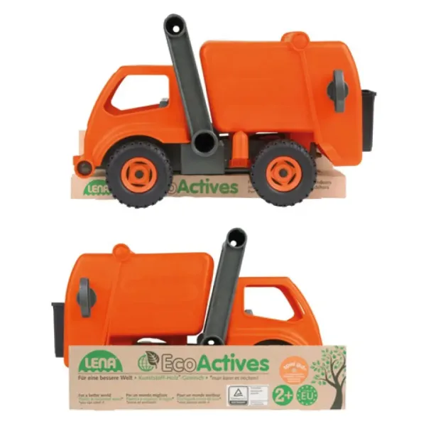 LENA: ECO pomarańczowa śmieciarka 31 cm zdjęcie 2