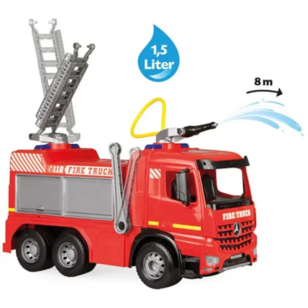 LENA: Mercedes-Benz Arocs gigantyczny wóz strażacki 65 cm zdjęcie 4