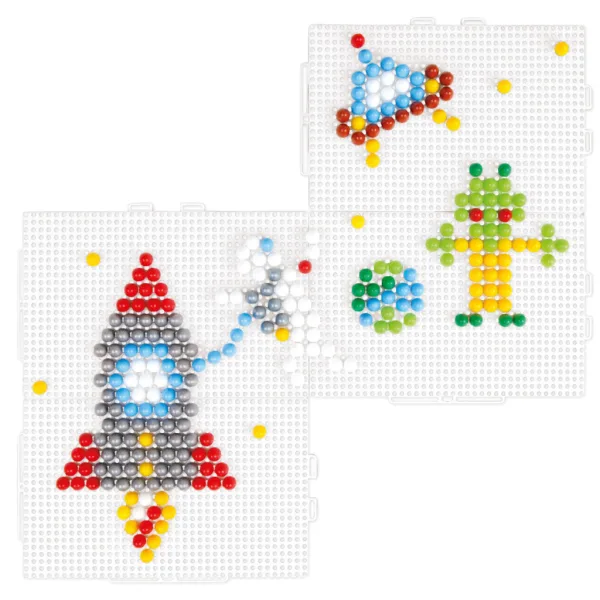 LENA: Panorama Mosaik XL Przezroczysty zestaw kropek 10 mm, 400 szt. zdjęcie 2