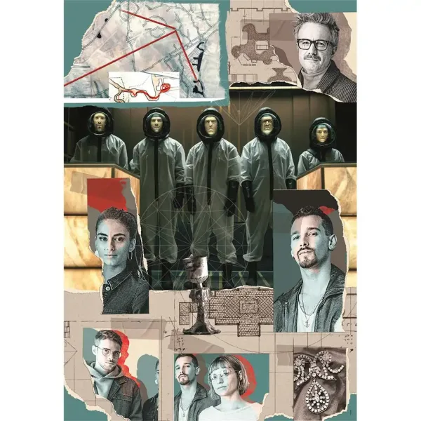 Dom z papieru: Berlin - bohaterowie, puzzle Compact 1000 elementów 50x70 cm - Clementoni zdjęcie 2