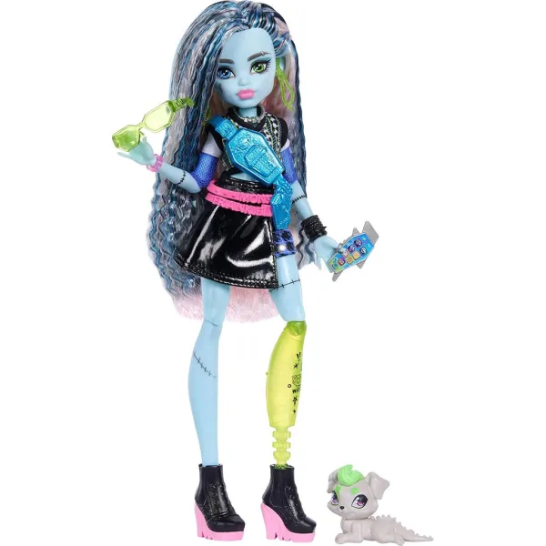 Lalka Frankie Stein z serii Monster High z akcesoriami – Mattel zdjęcie 2