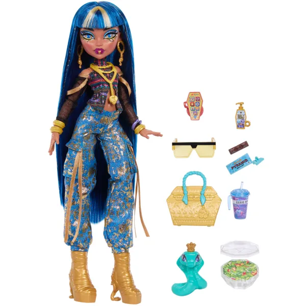 Lalka Monster High Cleo z akcesoriami - Mattel zdjęcie 3