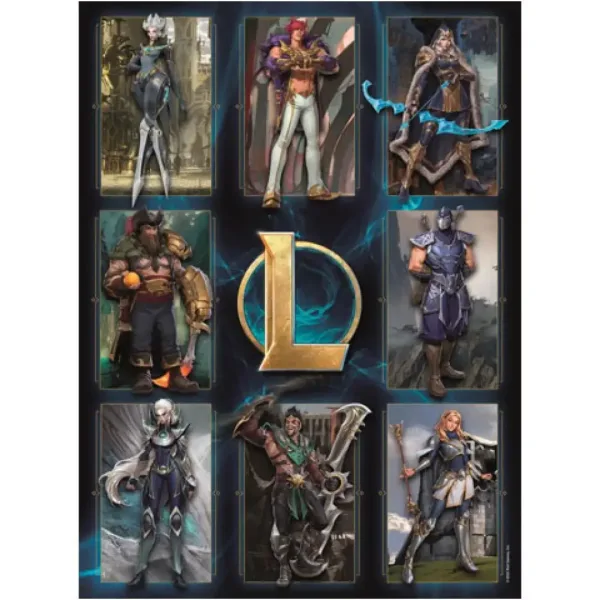 League of Legends: Bohaterowie HQC puzzle 500 elementów - Clementoni zdjęcie 2