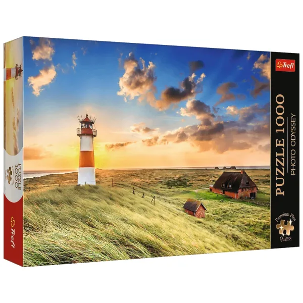 Listi latarnia morska, puzzle premium plus quality 1000 elementów - Trefl zdjęcie 1