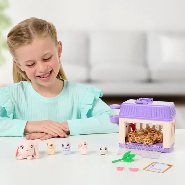 Little Live Pets: Mama Królik i jej maluchy zestaw zabawkowy zdjęcie 3