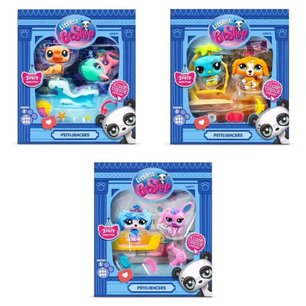 Littlest Pet Shop: Zestaw Petfluencer 2-pak wieloraki 1 szt. zdjęcie 7
