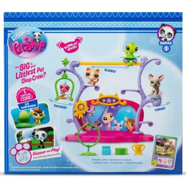 Littlest Pet Shop: Zestaw zabawkowy Utalentowane Zwierzątka z 2 figurkami, seria 1 zdjęcie 3