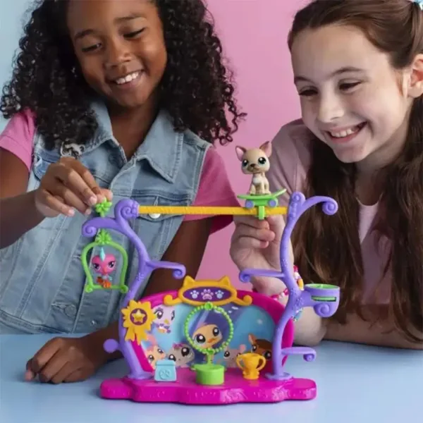 Littlest Pet Shop: Zestaw zabawkowy Utalentowane Zwierzątka z 2 figurkami, seria 1 zdjęcie 4
