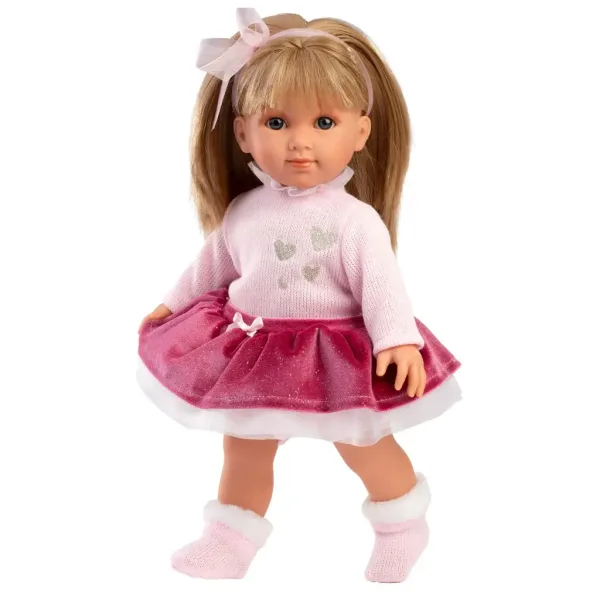 Llorens: Lalka Elena 35 cm w czerwonej spódnicy zdjęcie 2