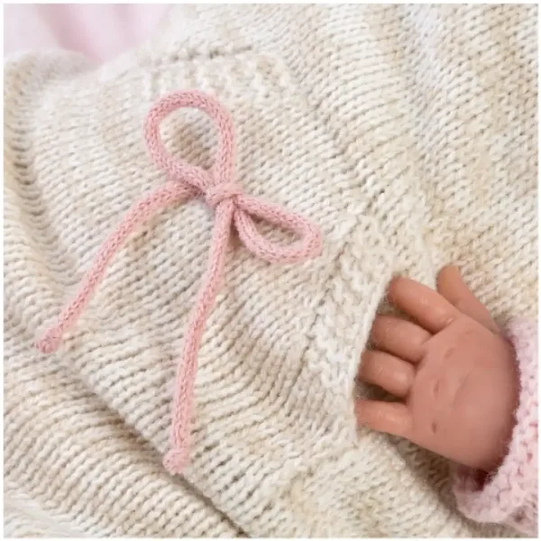 Llorens: Reborn limitowana edycja realistycznej noworodkowej lalki z frędzlowym ubrankiem 42 cm zdjęcie 4