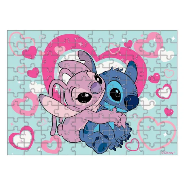 Luna: Disney Stitch 100-elementowa, świecąca w ciemności układanka zdjęcie 2