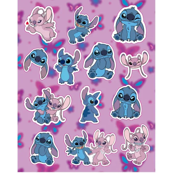 Luna: Disney Stitch Art Set kolorowanka z 6 flamastrami i naklejkami zdjęcie 2