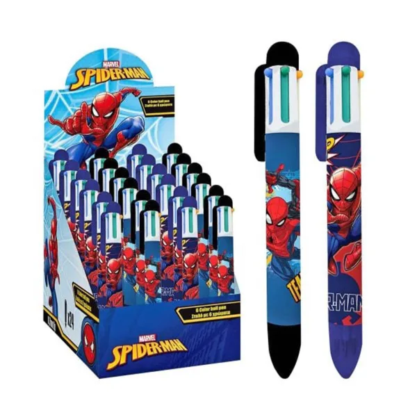 Luna: Długopis kulkowy Spider-Man, 6 kolorów, różne rodzaje, 1 szt. zdjęcie 1