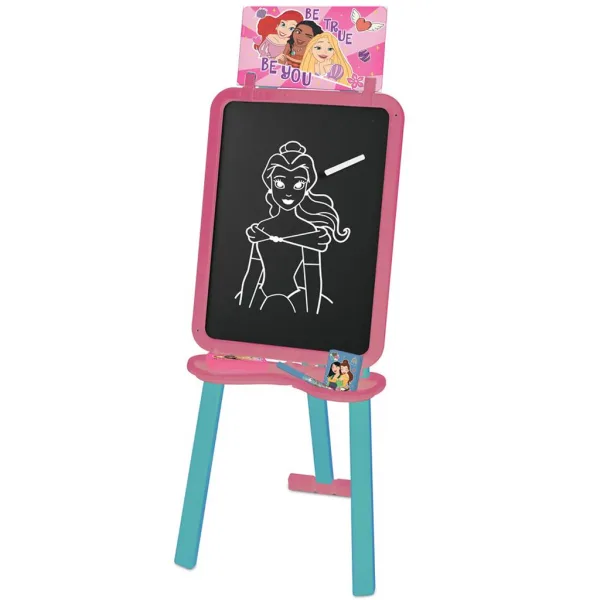 Luna: Disney Księżniczki stojąca tablica do rysowania 2 w 1, 56x42x6 cm zdjęcie 2
