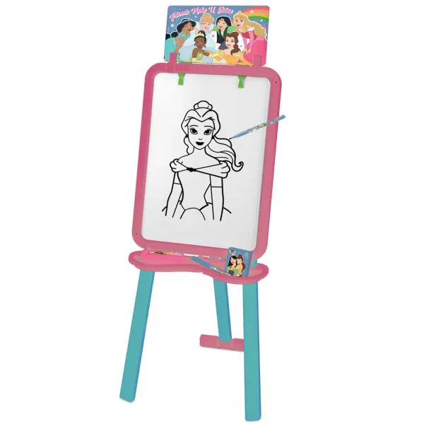 Luna: Disney Księżniczki stojąca tablica do rysowania 2 w 1, 56x42x6 cm zdjęcie 3