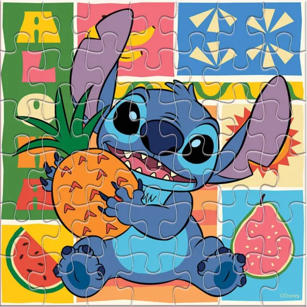 Luna: Stitch 42-elementowe puzzle do kolorowania zdjęcie 2