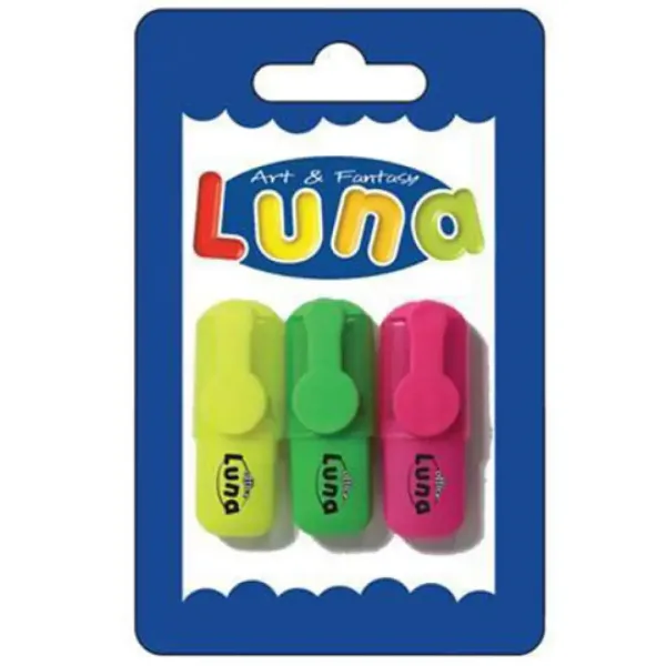 Luna: Kolorowy mini zestaw markerów 3 sztuki zdjęcie 1