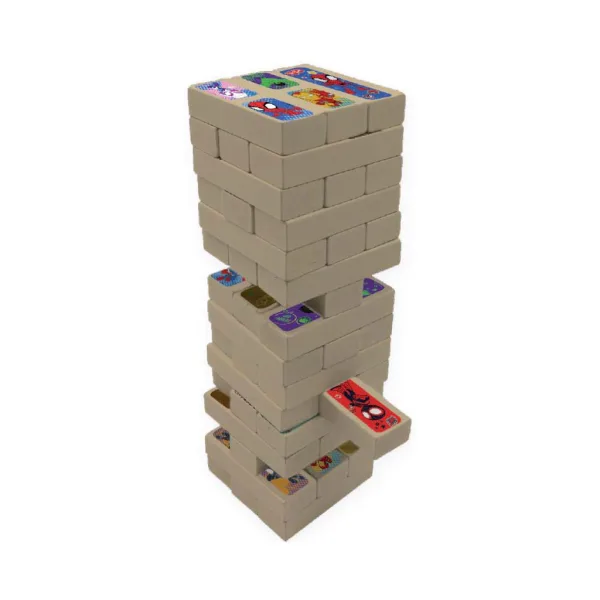 Luna: Marvel Spidey 3 w 1 – gra planszowa: Jenga, Domino i gra pamięciowa zdjęcie 2