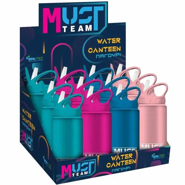 Luna: Must... Aluminiowy bidon w żywych kolorach 500 ml, różne warianty, 1 sztuka zdjęcie 1