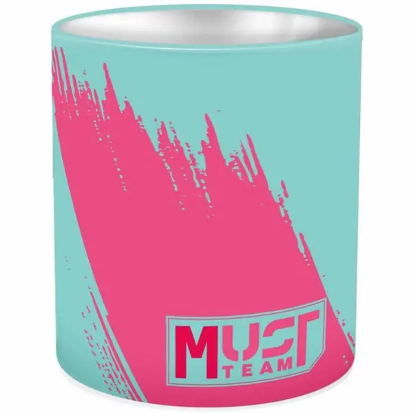 Luna: Must - Cylindryczny metalowy pojemnik na przybory do pisania na biurko 10x11 cm zdjęcie 3