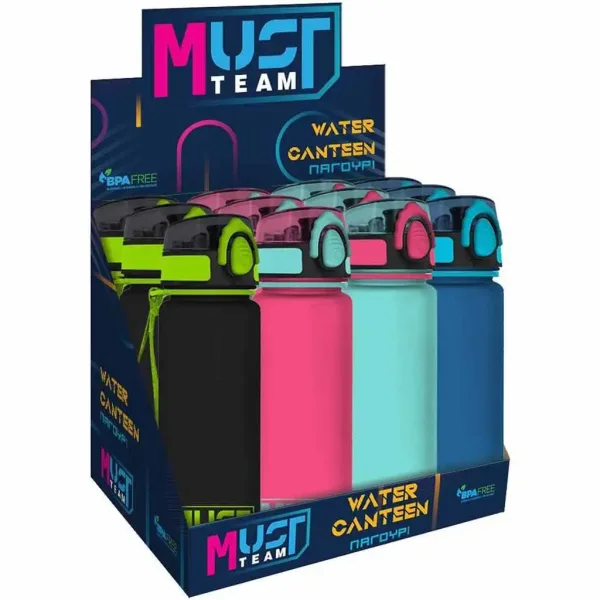 Luna: Must... Plastikowa butelka z uchwytem 650ml, różne kolory, 1 szt. zdjęcie 1