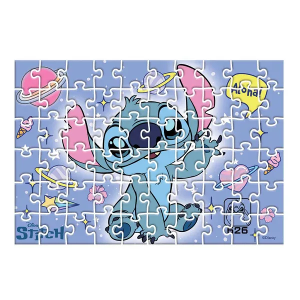 Luna: Puzzle Disney Stitch, 60 elementów z plakatem zdjęcie 2